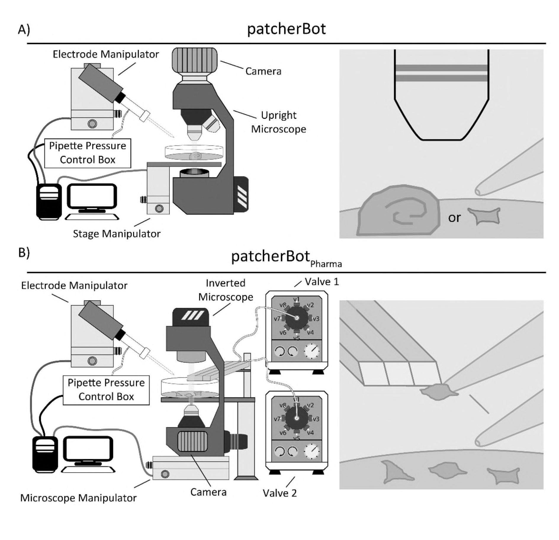 patcherBot<sub>pharma</sub> Automated Intracellular Pharmacological Electrophysiology Robot